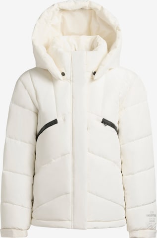Veste d’hiver 'Evande' khujo en blanc : devant