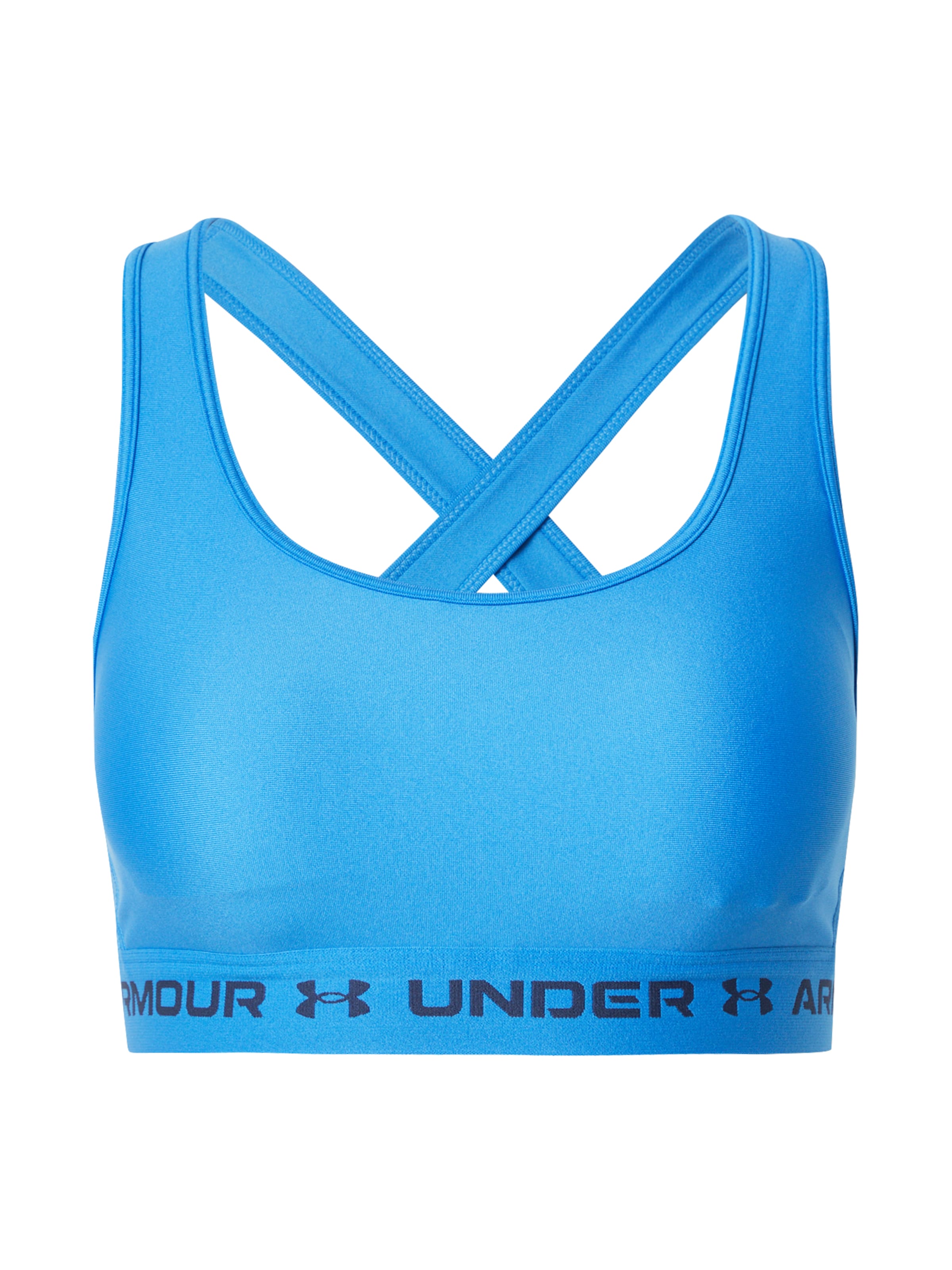 UNDER ARMOUR Bustier Sport-BH in Blau: Vorderseite