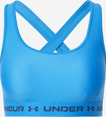 UNDER ARMOUR Biustonosz sportowy w kolorze niebieski: przód