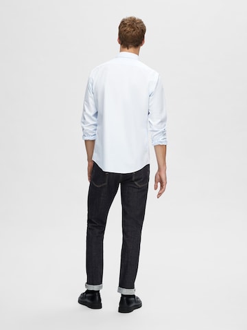 SELECTED HOMME Slim fit Overhemd 'Rick' in Blauw