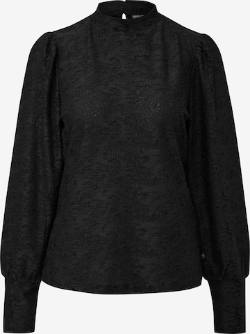 QS Bluse in Schwarz: Vorderseite