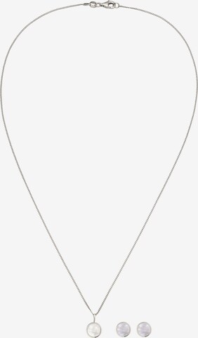 Parure de bijoux 'Mondstein' ELLI en argent : devant