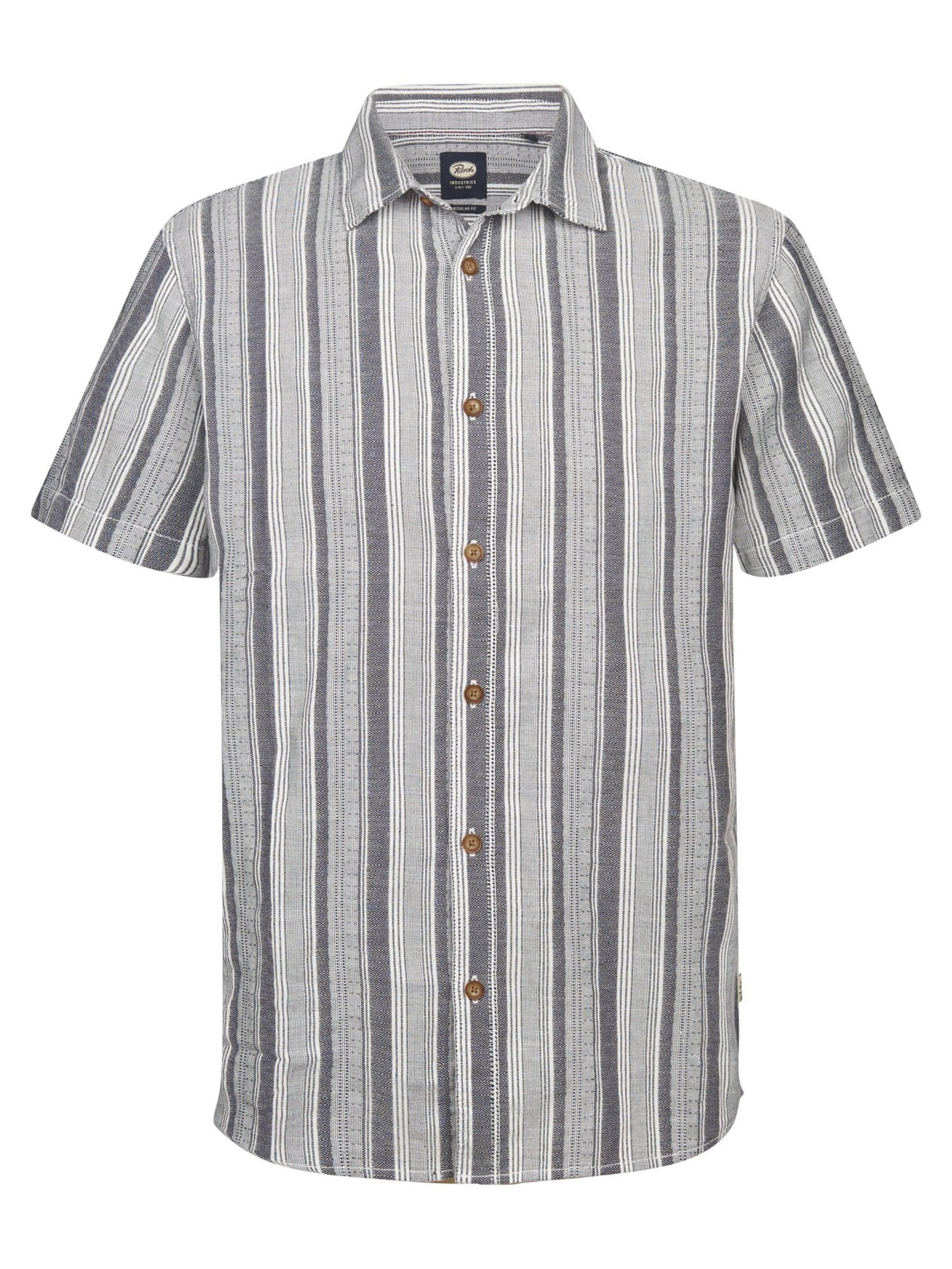 PETROL INDUSTRIES MEN Regular Fit Hemd‌‌‌‌‌‌‌‌‌ in Blau: Vorderseite