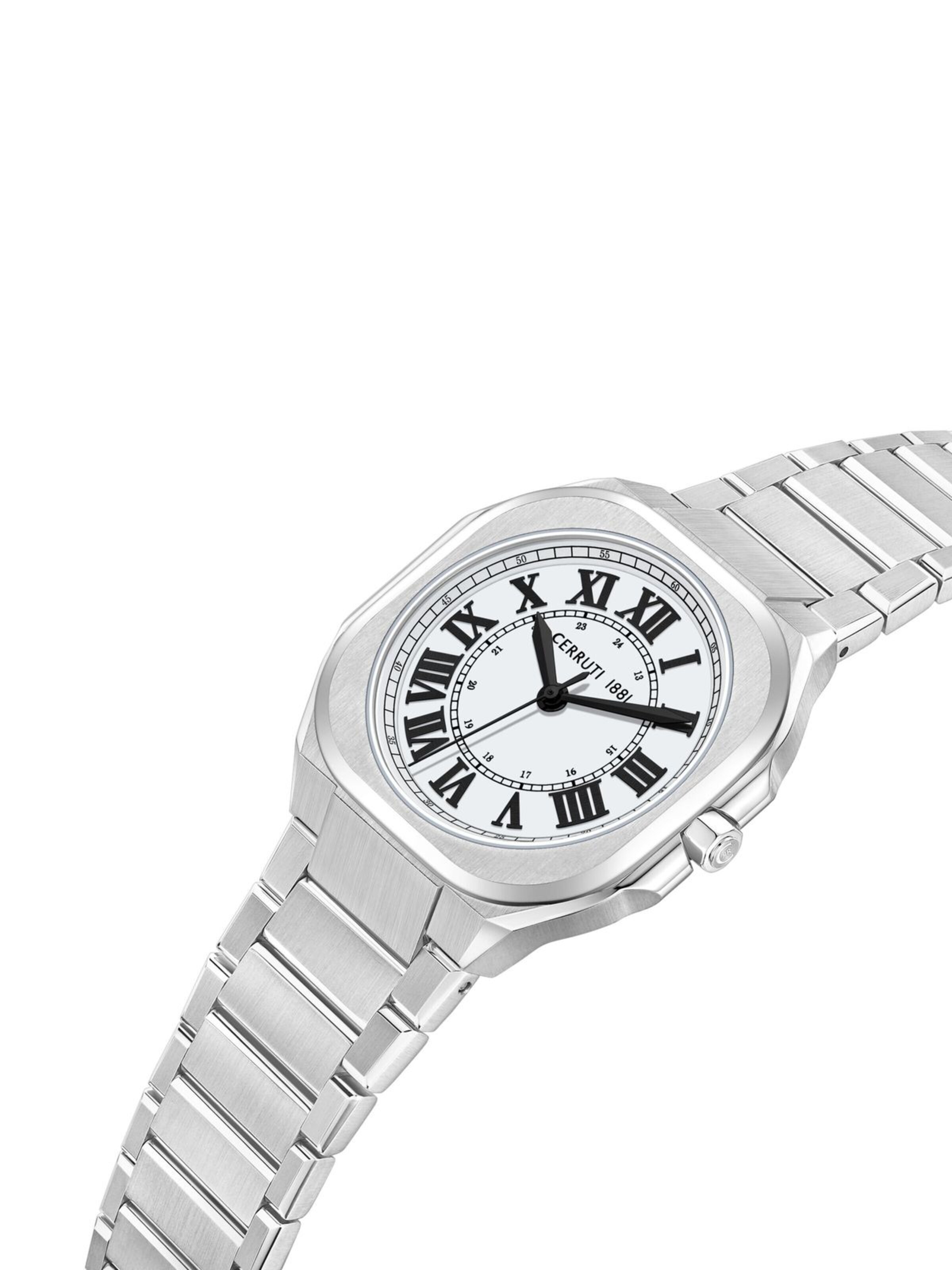 CERRUTI 1881 Analoog horloge 'Watch Leadi' in Zilver