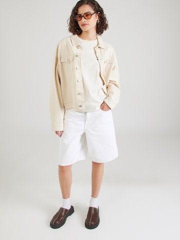 TOPSHOP Shirts 'Papya' i beige
