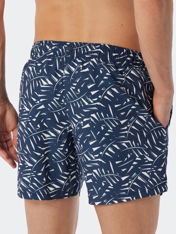 SCHIESSER Zwemshorts ' Aqua ' in Blauw