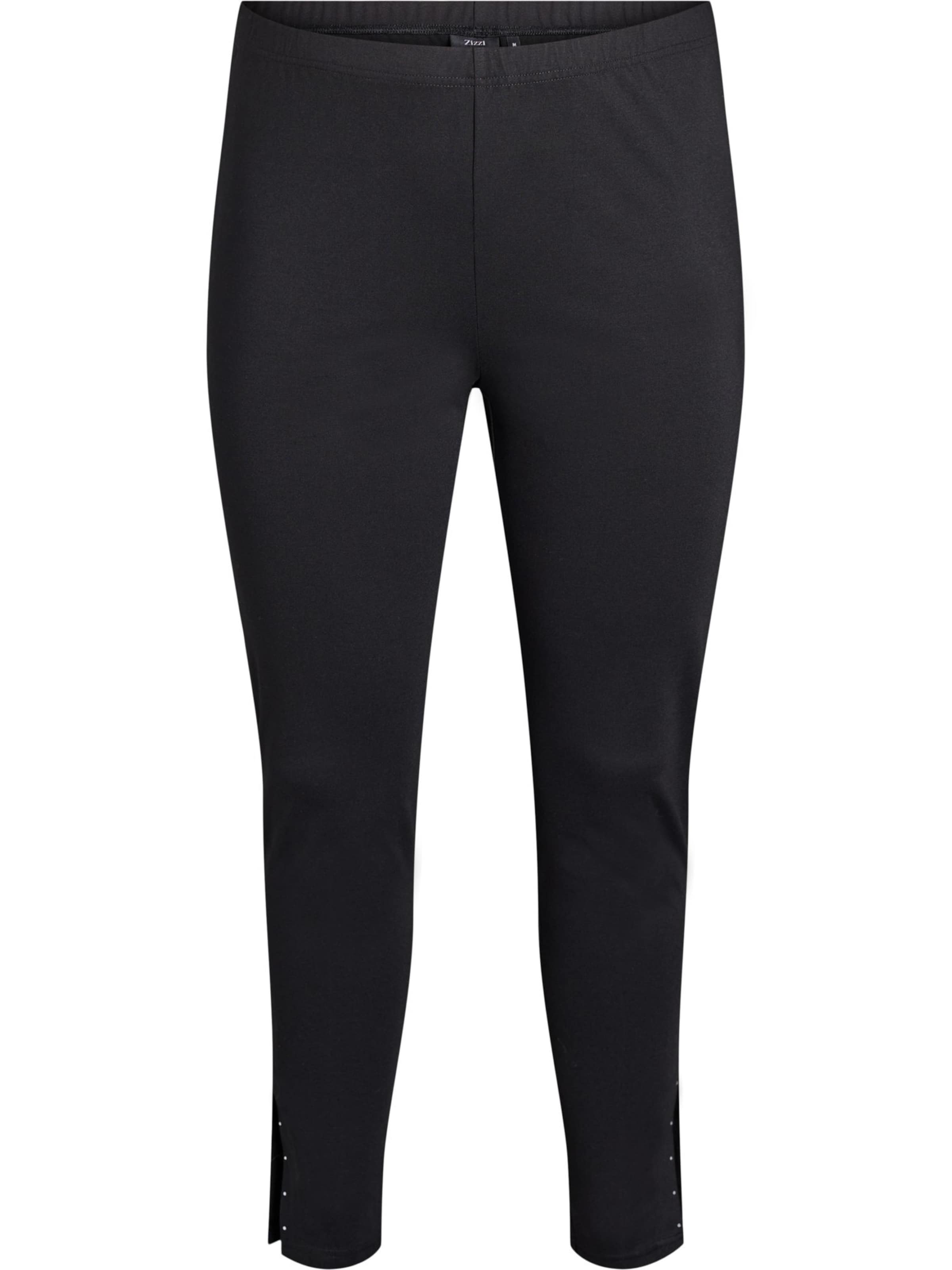 Zizzi Скинни Леггинсы 'Mwinola' в Черный: спереди