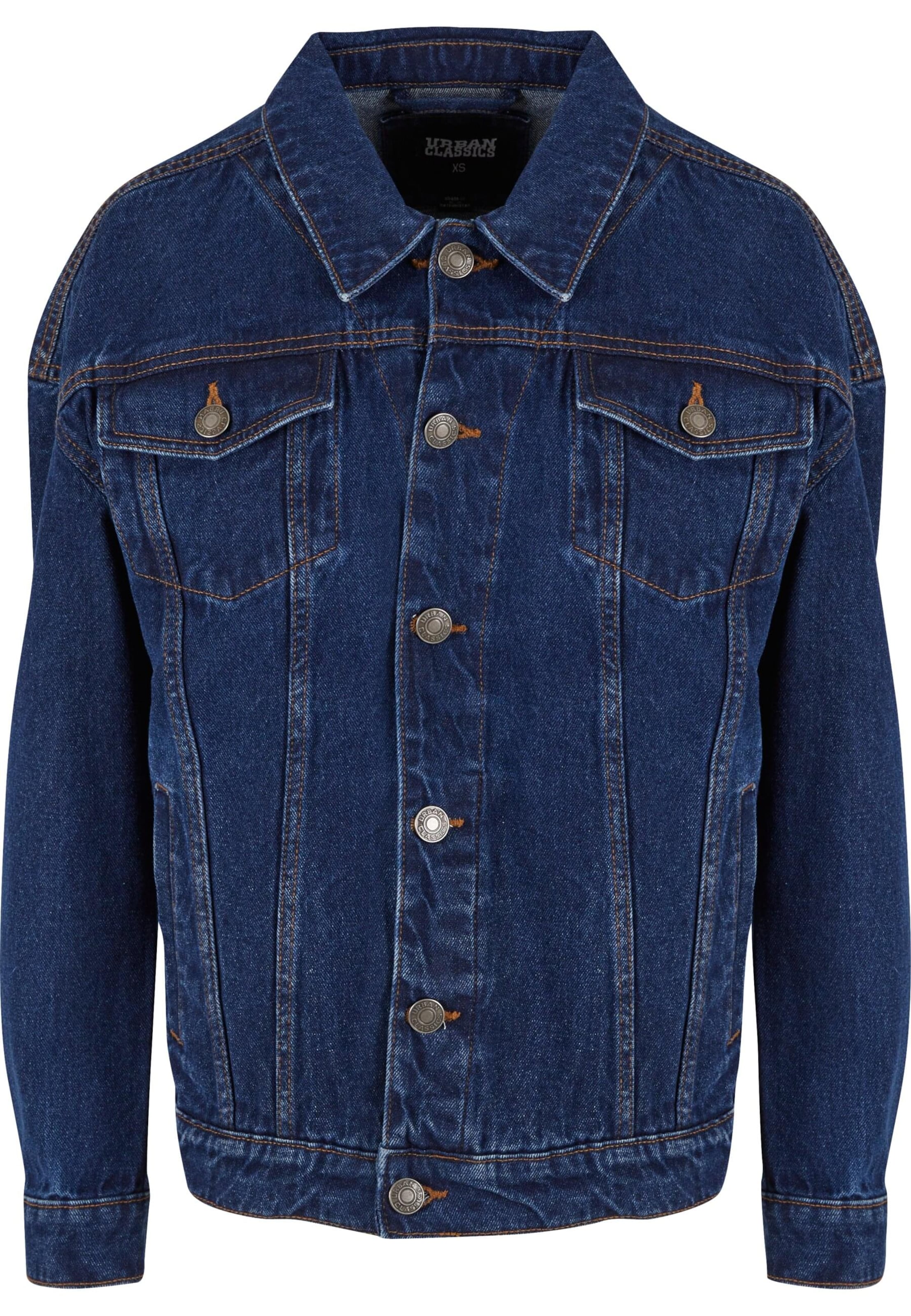 Urban Classics Преходно яке в синьо: отпред