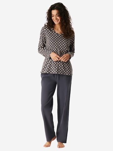 SCHIESSER Pyjama in Lila: voorkant