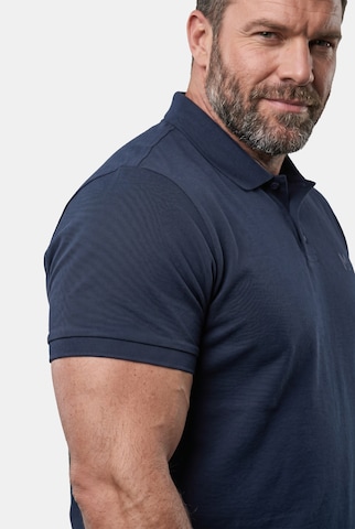 Men Plus Poloshirt in Blau