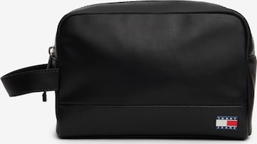 Tommy Jeans Toaletní taška 'HERITAGE' – černá: přední strana