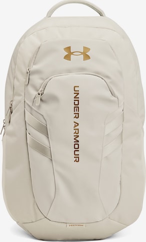 UNDER ARMOUR Sportrugzak 'UA Hustle Pro 6.0' in Wit: voorkant