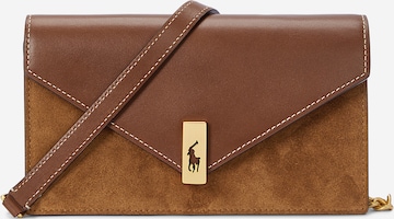 Polo Ralph Lauren Клъч в кафяво: отпред