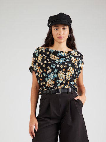 Lauren Ralph Lauren Bluse 'ARLAINE' in Schwarz: Vorderseite