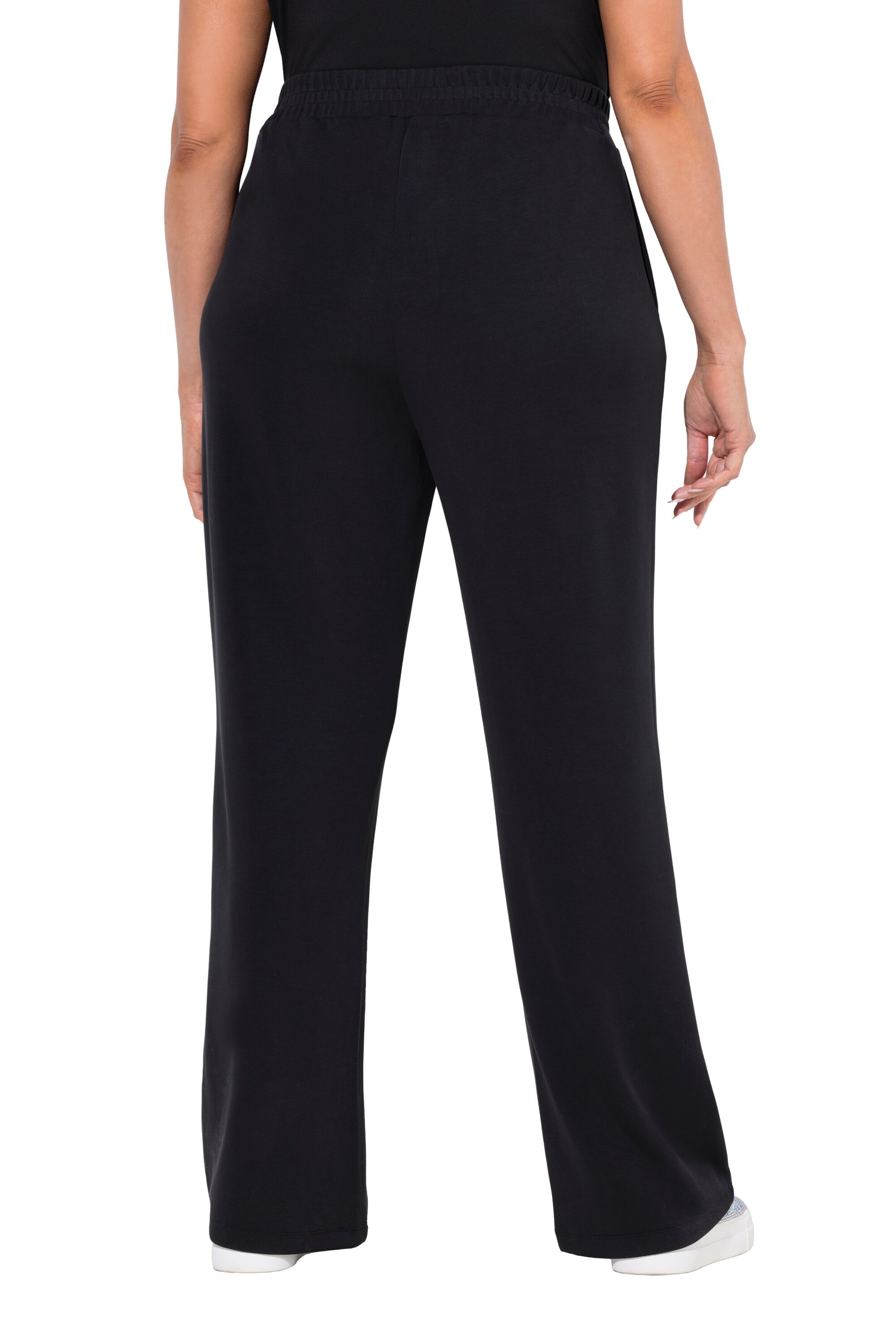 Ulla Popken Regular Broek in Zwart