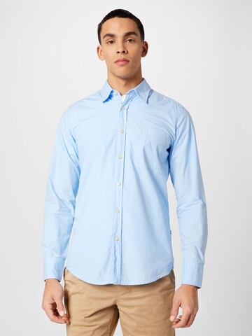 BOSS Regular fit Button Up Shirt 'Relegant 6' in Blue: front