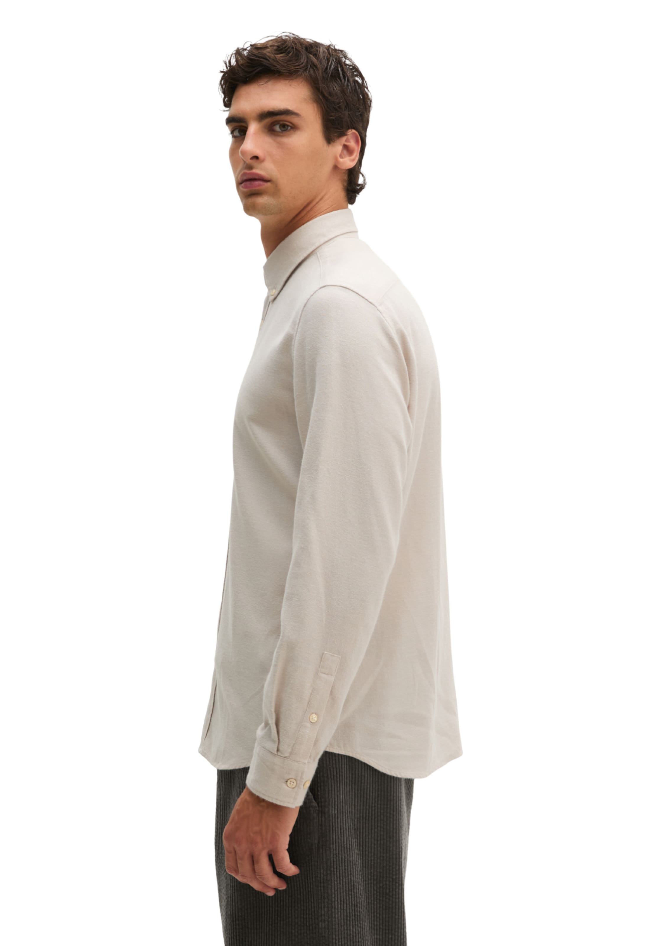 Marc O'Polo Regular Fit Hemd in Beige