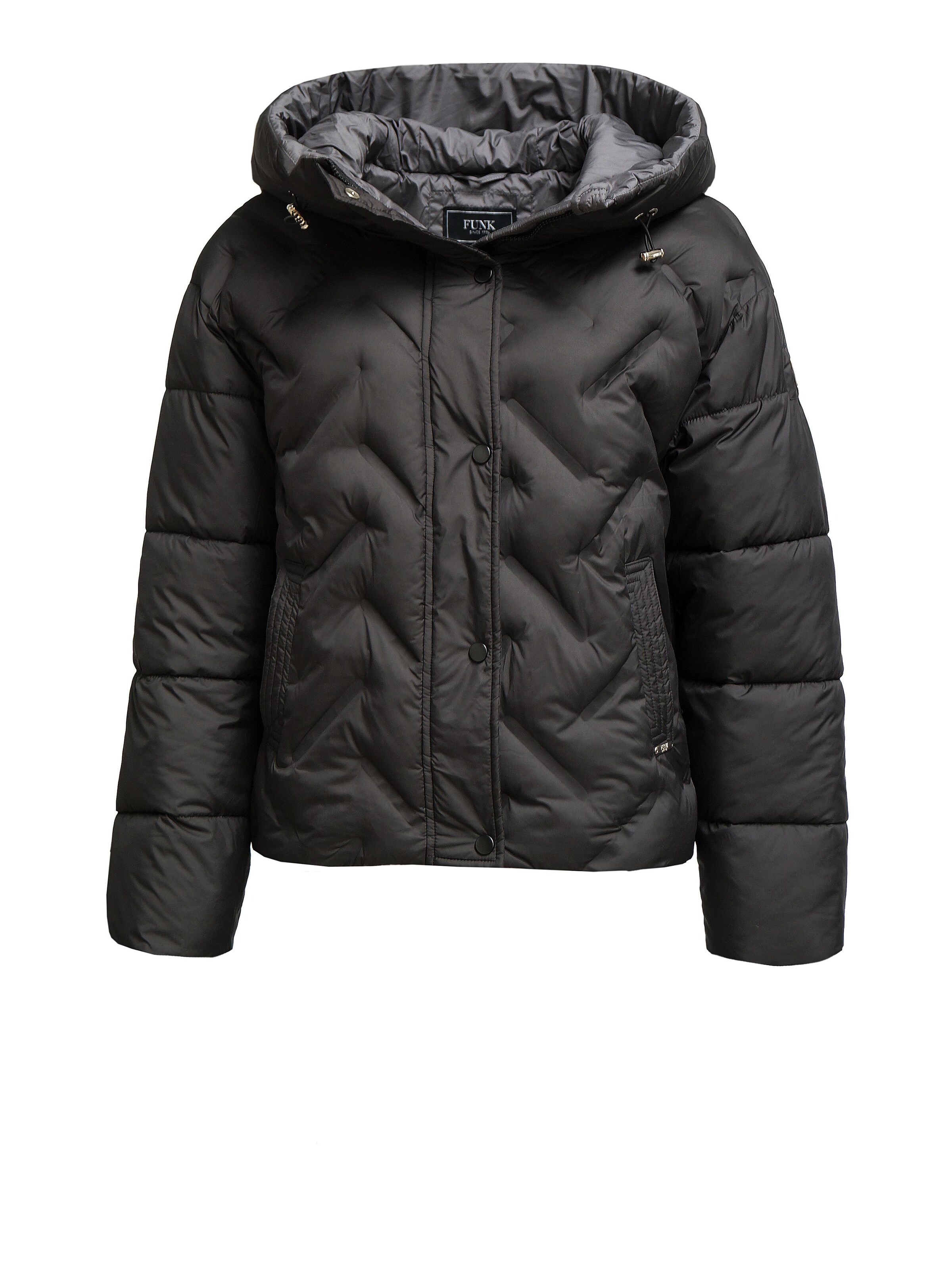 Funk since 1776 Winter Jacket in Black: front