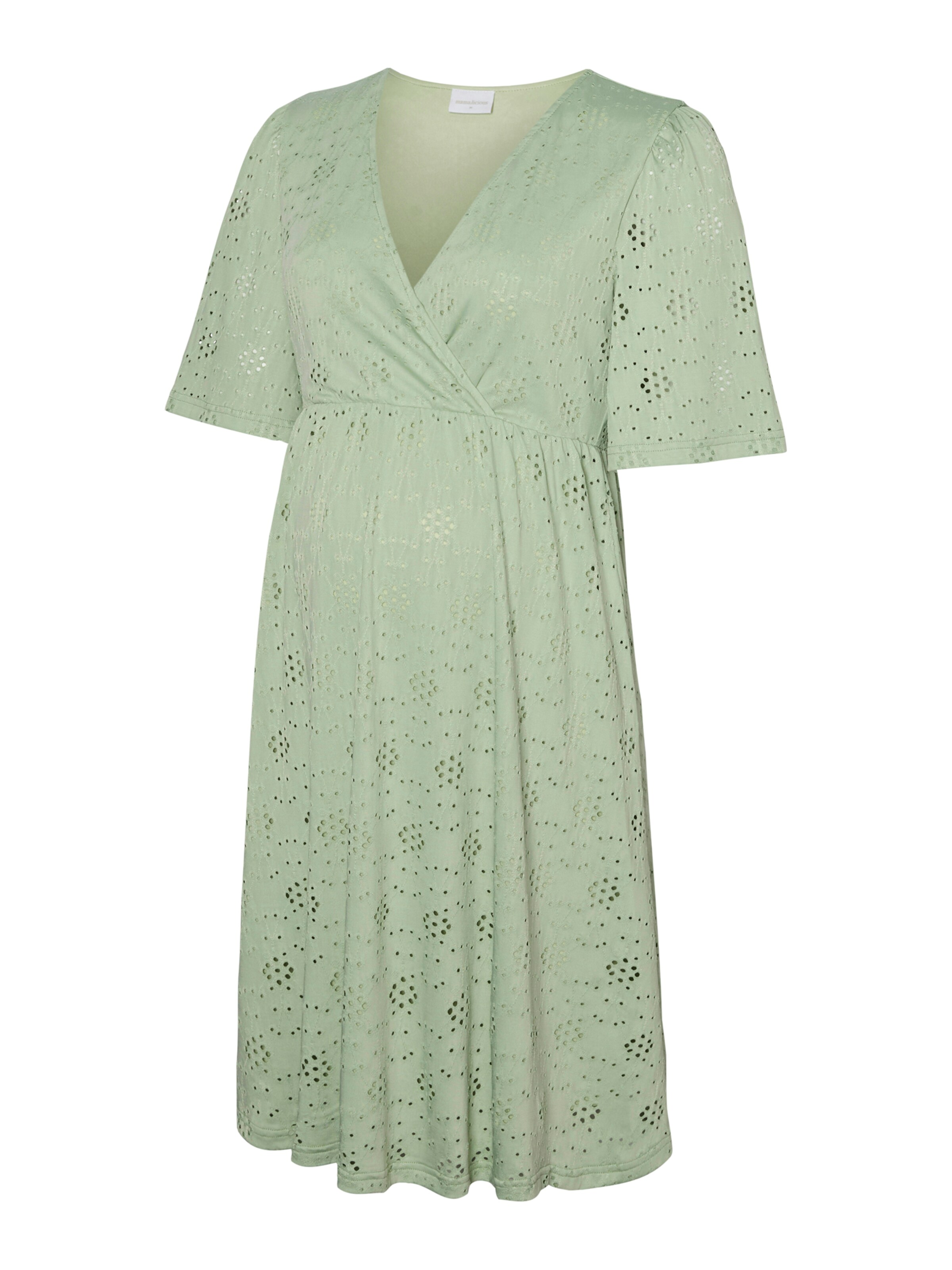 MAMALICIOUS Kleid 'MLANAMAYA' in Grün: Vorderseite