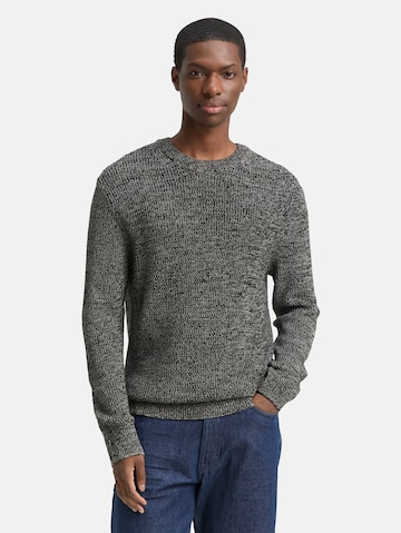 TOM TAILOR DENIM Pullover in Grau: Vorderseite