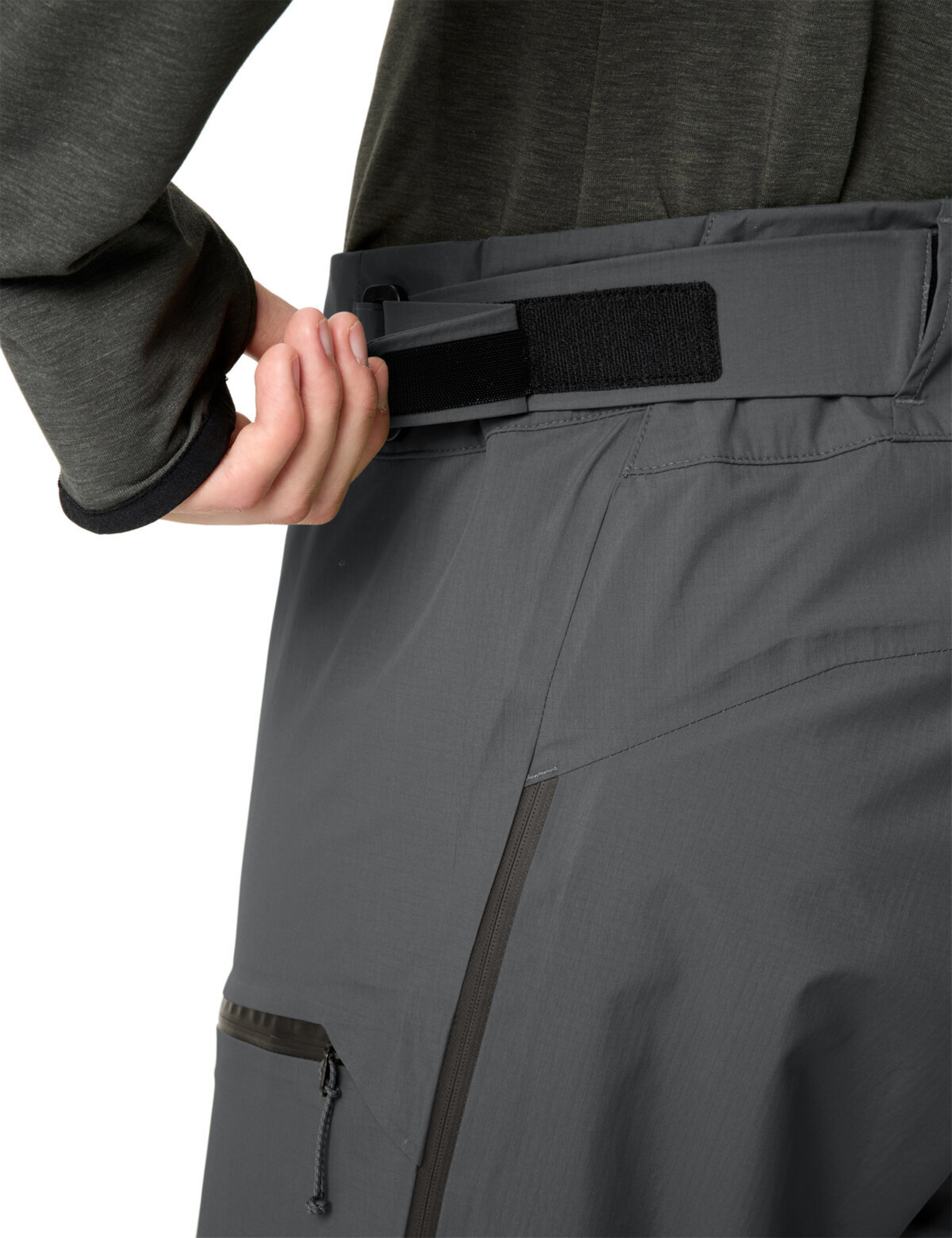 VAUDE Regular Sports trousers 'Monviso II' in Grey