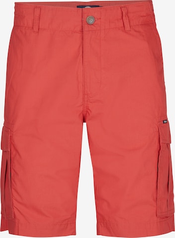 Pantalon cargo Petrol Industries en rouge : devant