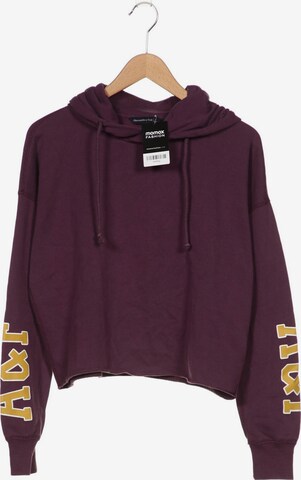 Abercrombie & Fitch Sweatshirt & Zip-Up Hoodie in S in Purple: front