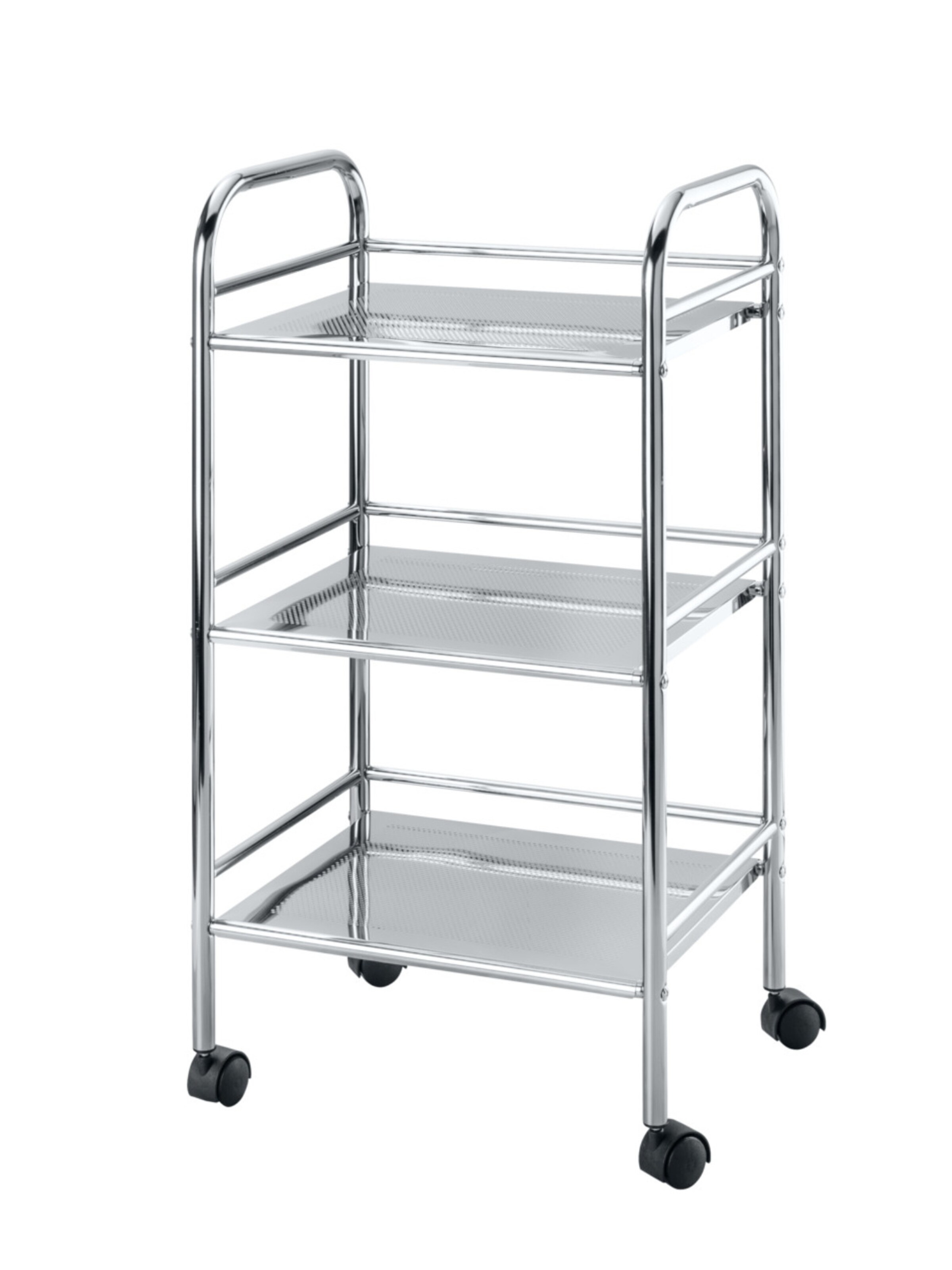 Wenko Shelf in Silver: front