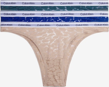 Slip Calvin Klein Underwear en beige : devant