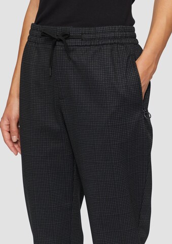 Effilé Pantalon s.Oliver en noir