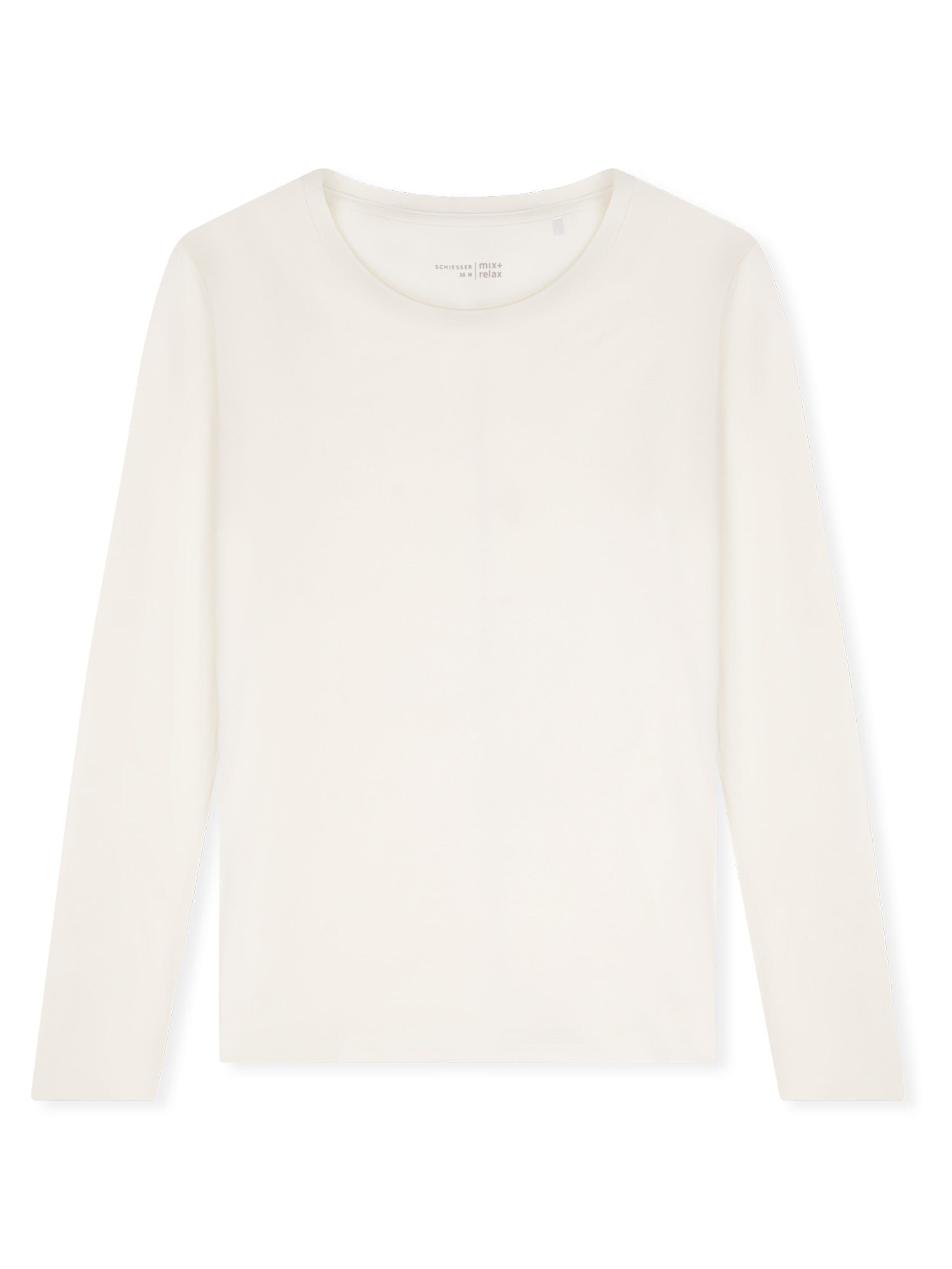 SCHIESSER Schlafshirt 'Mix & Relax'‌‌‌‌‌‌‌‌‌ in S in offwhite, Produktansicht