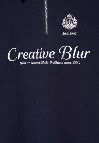 T-Shirt Pull&Bear en bleu