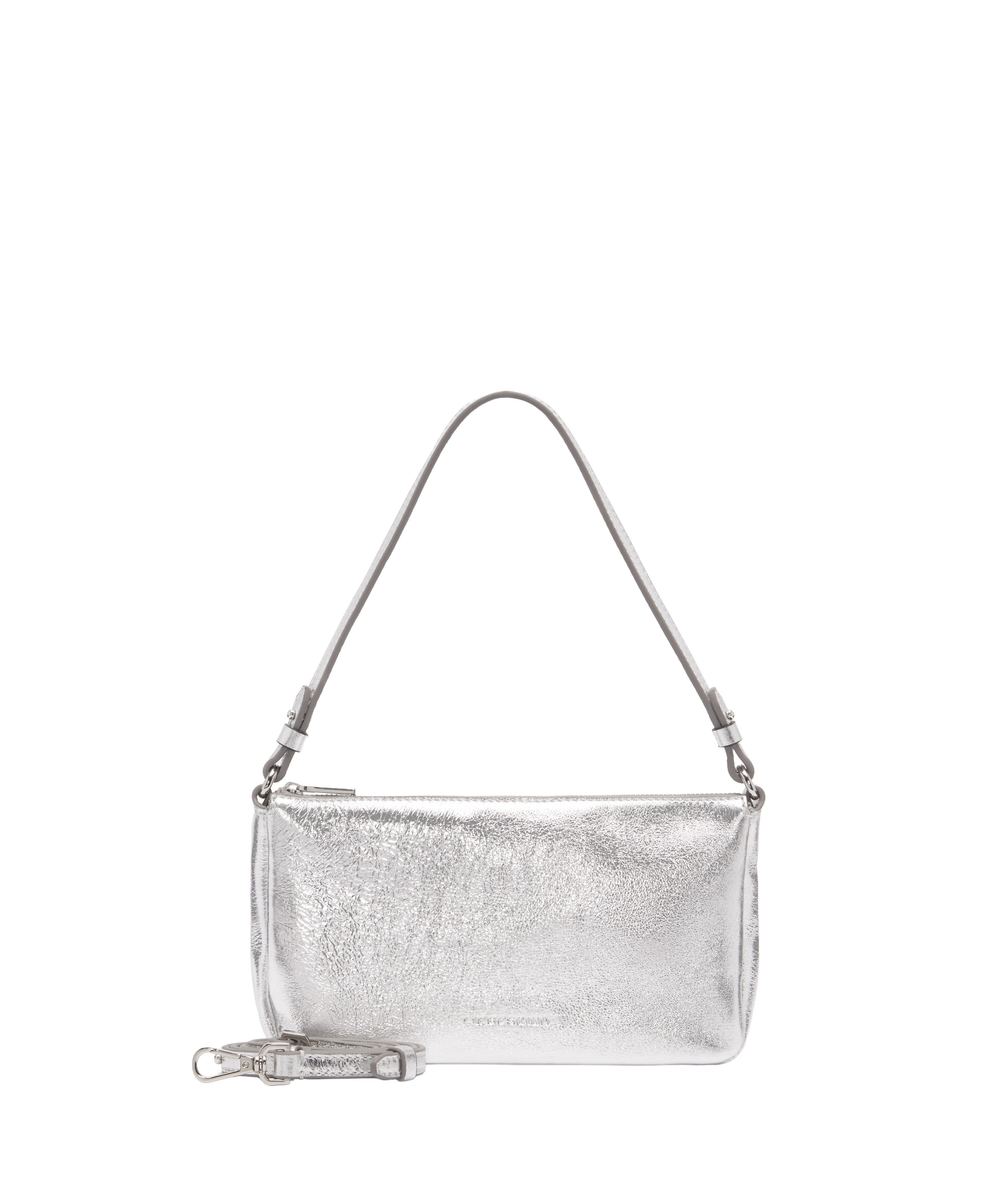 Liebeskind Berlin Crossbody Bag in Silver: front