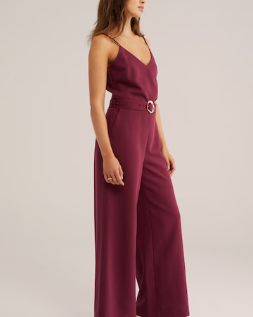 WE Fashion Kombinezon | rdeča barva