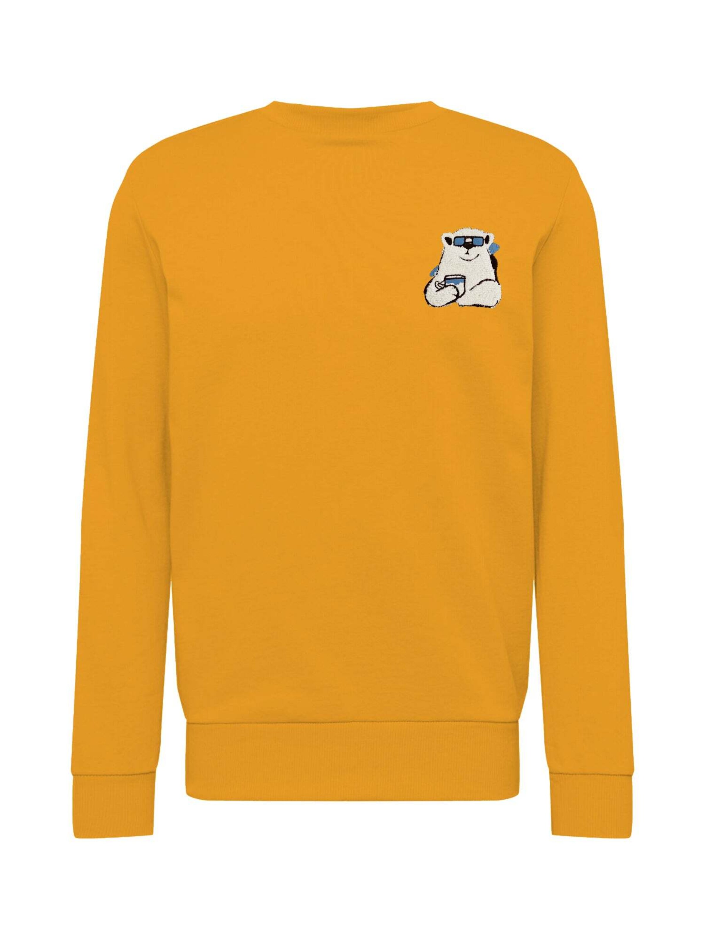 WESTMARK LONDON Sweatshirt i blå / orange / sort / hvid, Produktvisning