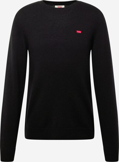 LEVI'S ® Tröja 'Original HM Sweater' i knallröd / svart, Produktvy