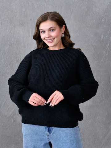 WOMAN VISION Strickjacke‌ in Schwarz