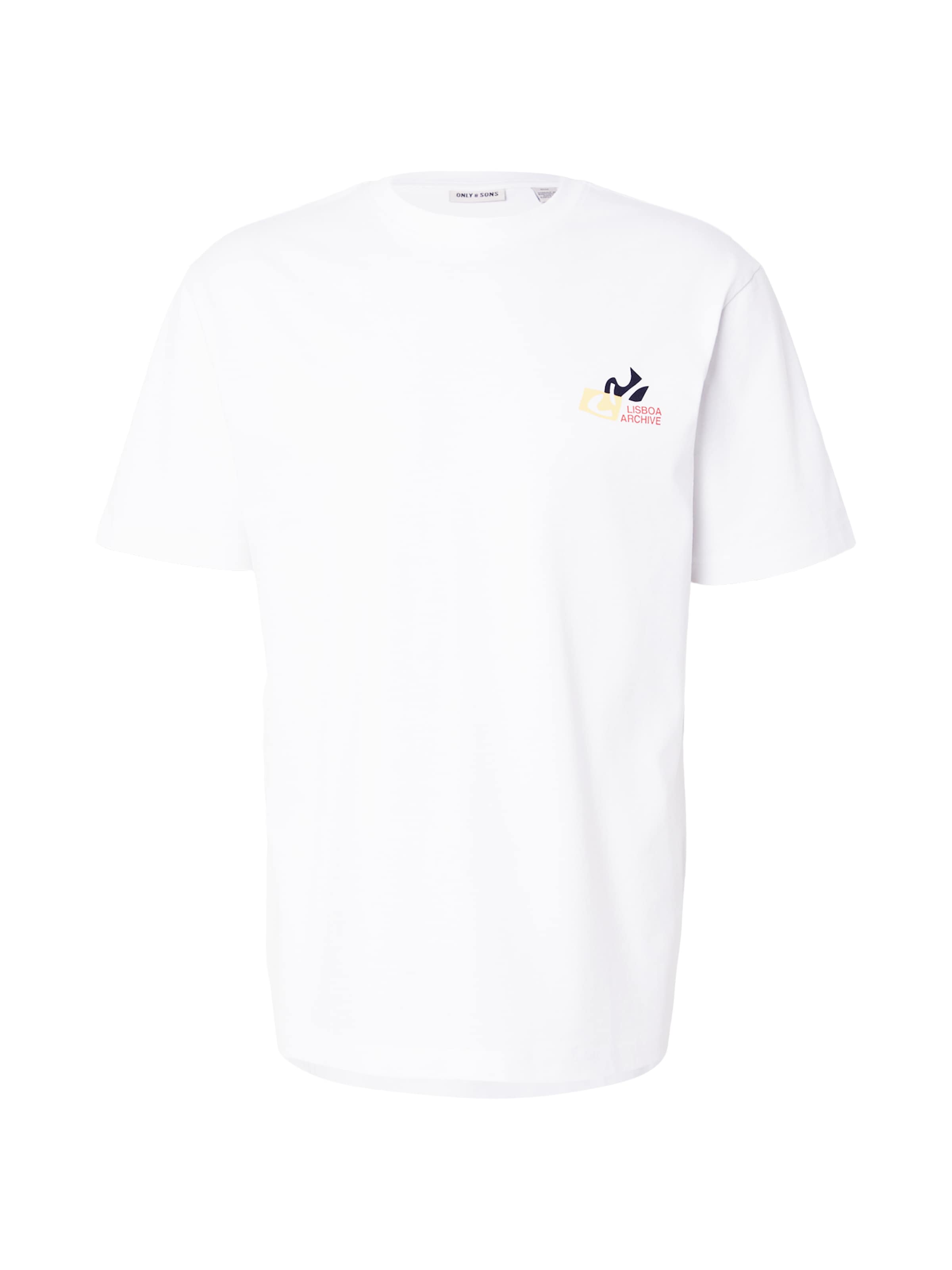 Only & Sons Majica 'ONSFRED' veličine XS u plava / ciglasto crvena / crna / bijela, Pregled proizvoda