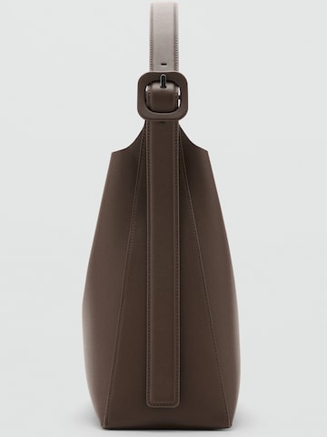 MANGO Torba za čez ramo 'Winnie' | rjava barva