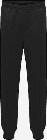 Effilé Pantalon 'MERL' SELECTED HOMME en noir : devant