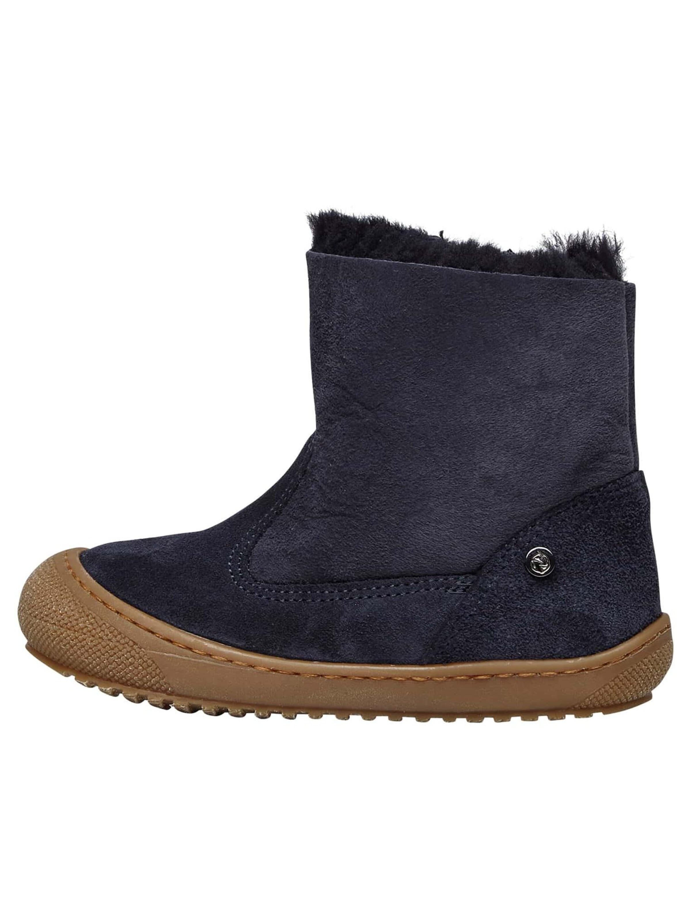 Bottes 'COZY HUG' NATURINO en bleu : devant