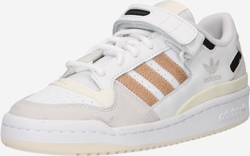 ADIDAS ORIGINALS Platform trainers 'Forum Low' in White: front