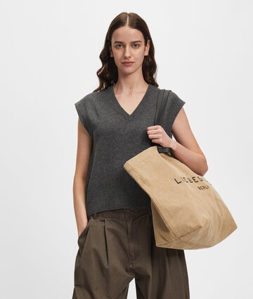 Liebeskind Berlin Shopper ' AURORA ' in Beige: Vorderseite