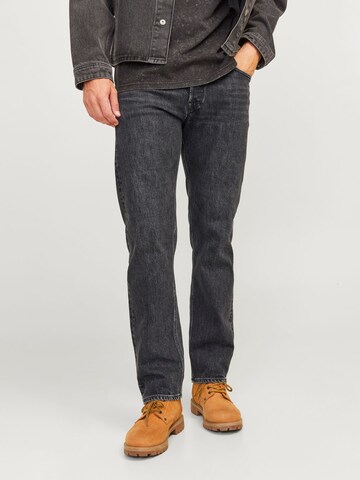 JACK & JONES Regular Jeans 'JJIChris JJClassic' in Zwart: voorkant