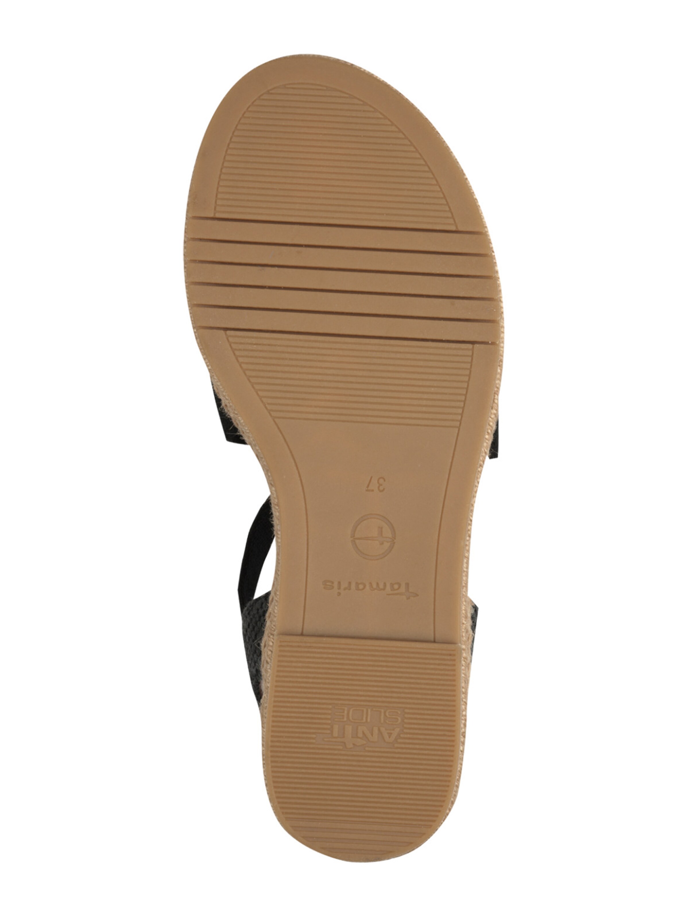 melns Tamaris Siksniņsandales