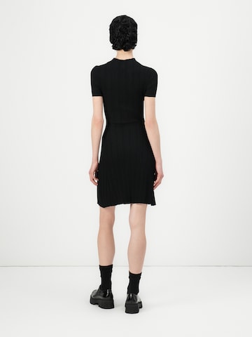 HUGO - Vestido de punto 'Sareplyk' en negro