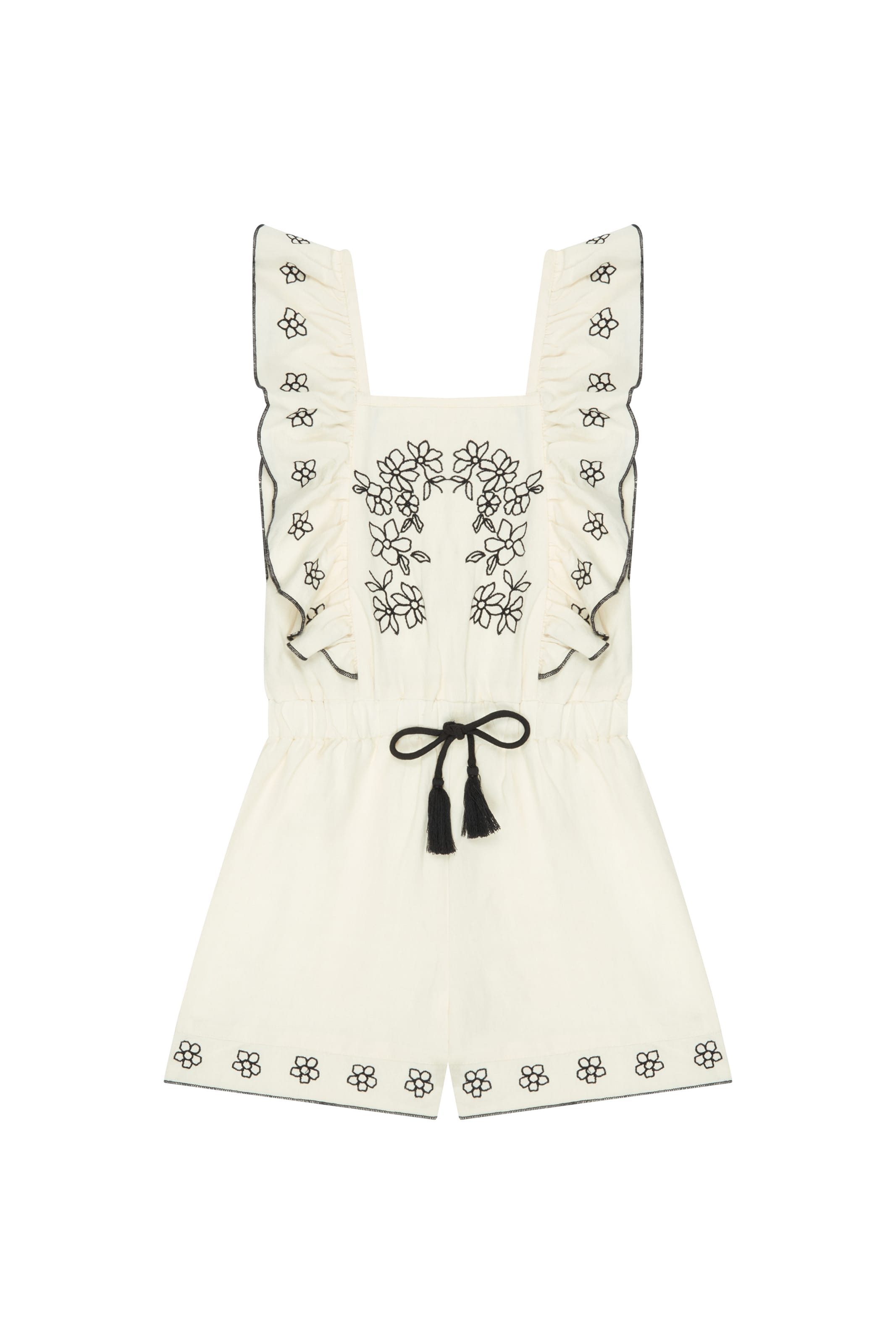 RAFFYA Jumpsuit 'Philo' in Weiß: Vorderseite