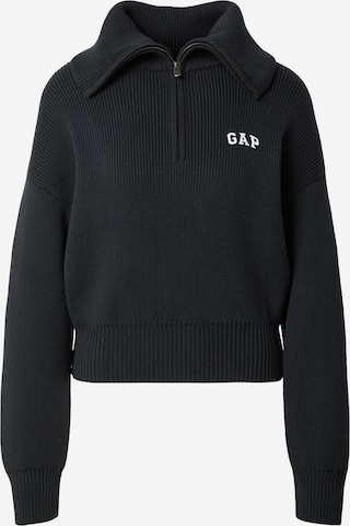 juoda GAP Megztinis: priekis