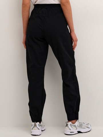 Kaffe Tapered Broek 'KAnaya' in Zwart