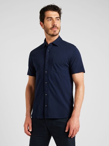 Banana Republic Slim fit Button Up Shirt in Blue: front